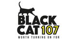 Black Cat 107 logo