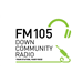 FM105 Down Community Radio logo